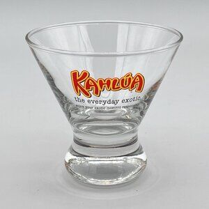 Kahlua The Everyday Exotic 3.75" Small Cocktail Rocks Glass Weighted Bottom
